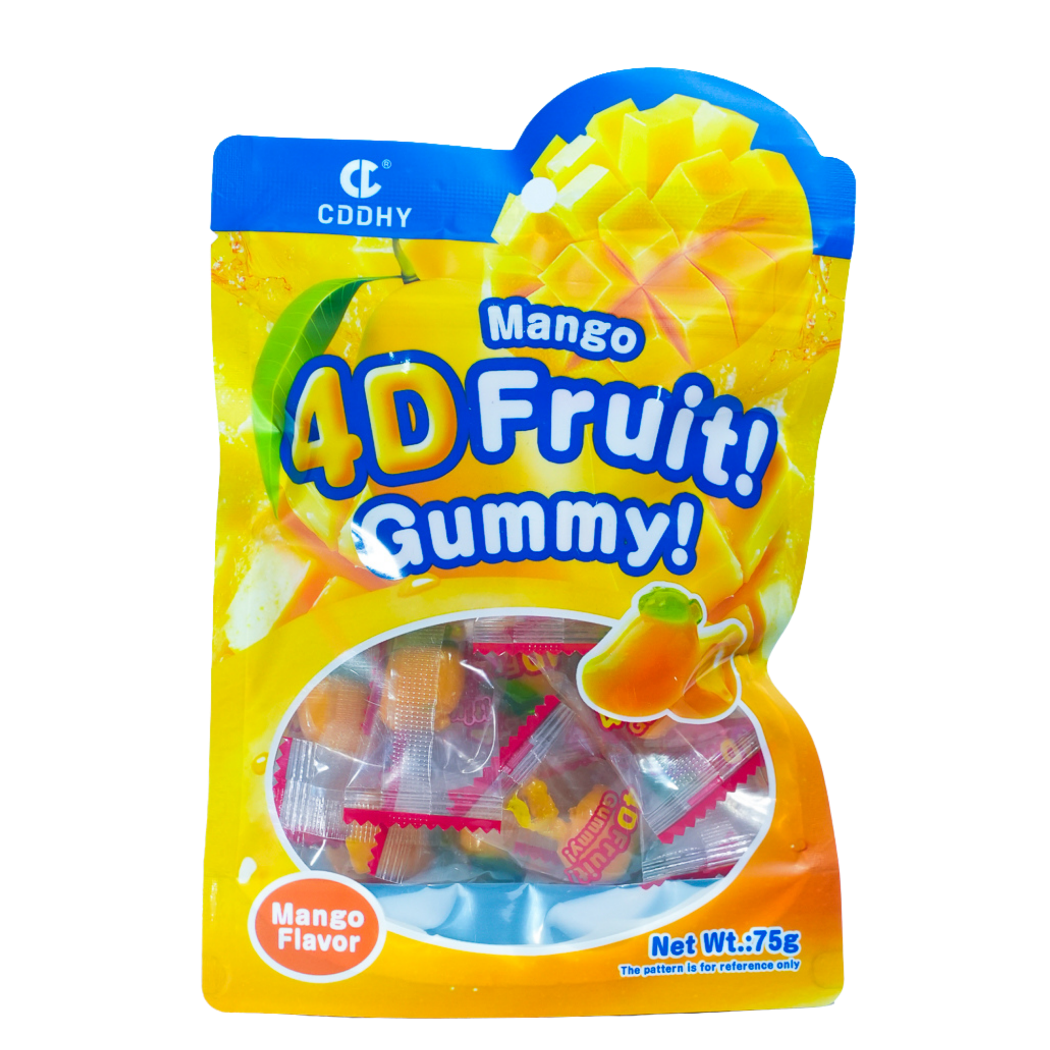Kẹo Dẻo Trái Cây 4D CDDHY Gói 75g