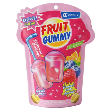 Kẹo Dẻo Trái Cây Nhiệt Đới CDDHY Gói 86g