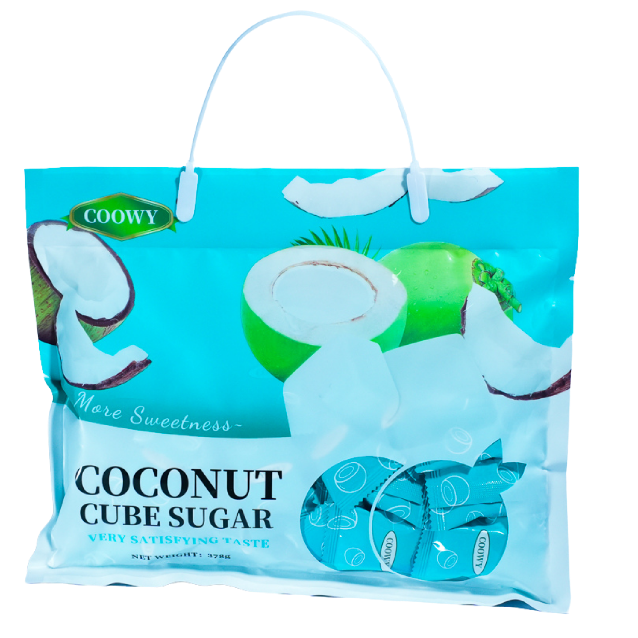 Kẹo Dẻo Cube Sugar Coowy Vị Dừa Gói 378g