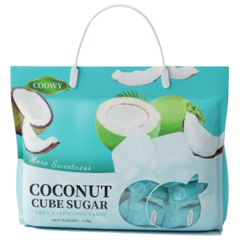 Kẹo Dẻo Cube Sugar Vị Dừa Coowy Gói 378g