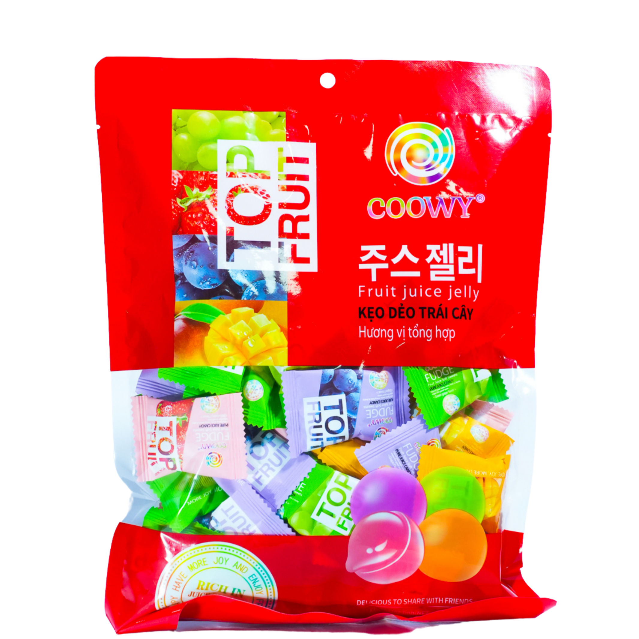 Kẹo Dẻo Coowy Vị Hỗn Hợp Gói 500g