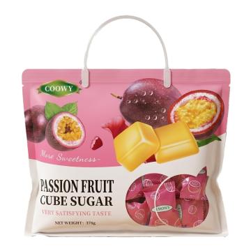 Kẹo Dẻo Cube Sugar Coowy Chanh Leo Gói 378g