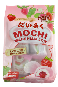 Bánh Mochi Marshmallow Vị Dâu Tây