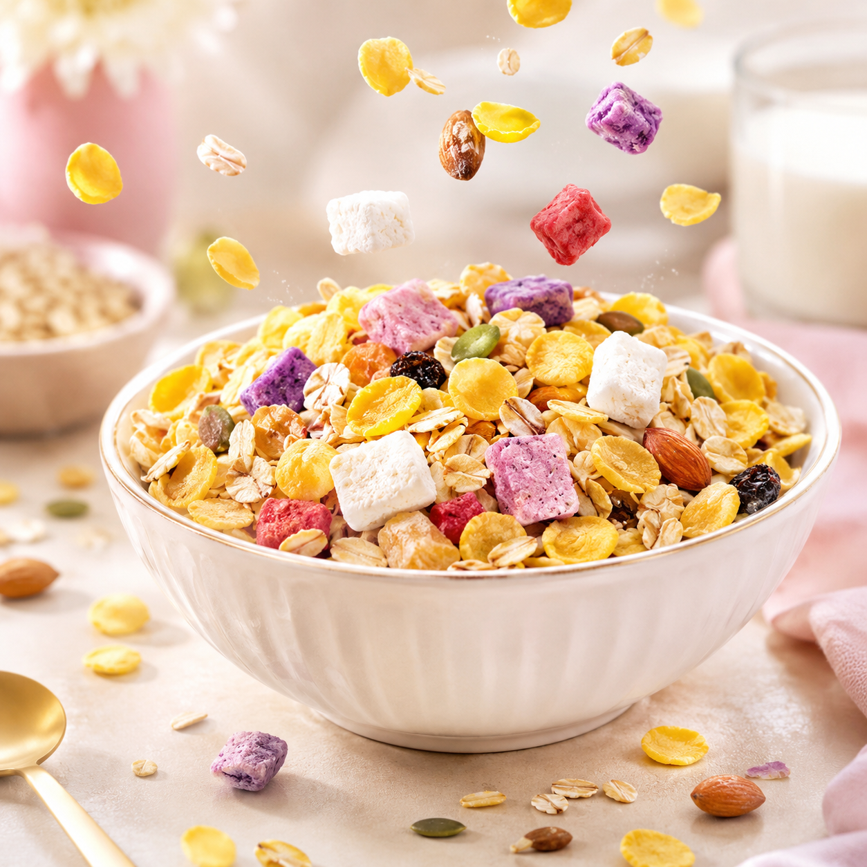Ngũ Cốc Sữa Chua Yến Mạch Nướng Mix Trái Cây Gói 400g - Ảnh 5