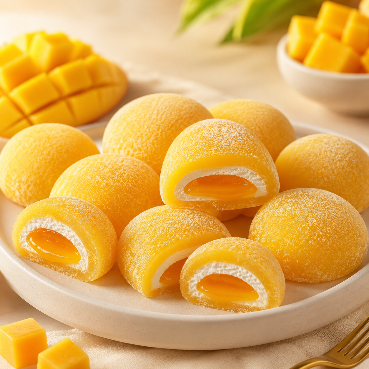 Bánh Mochi Marshmallow Vị Xoài - Ảnh 5