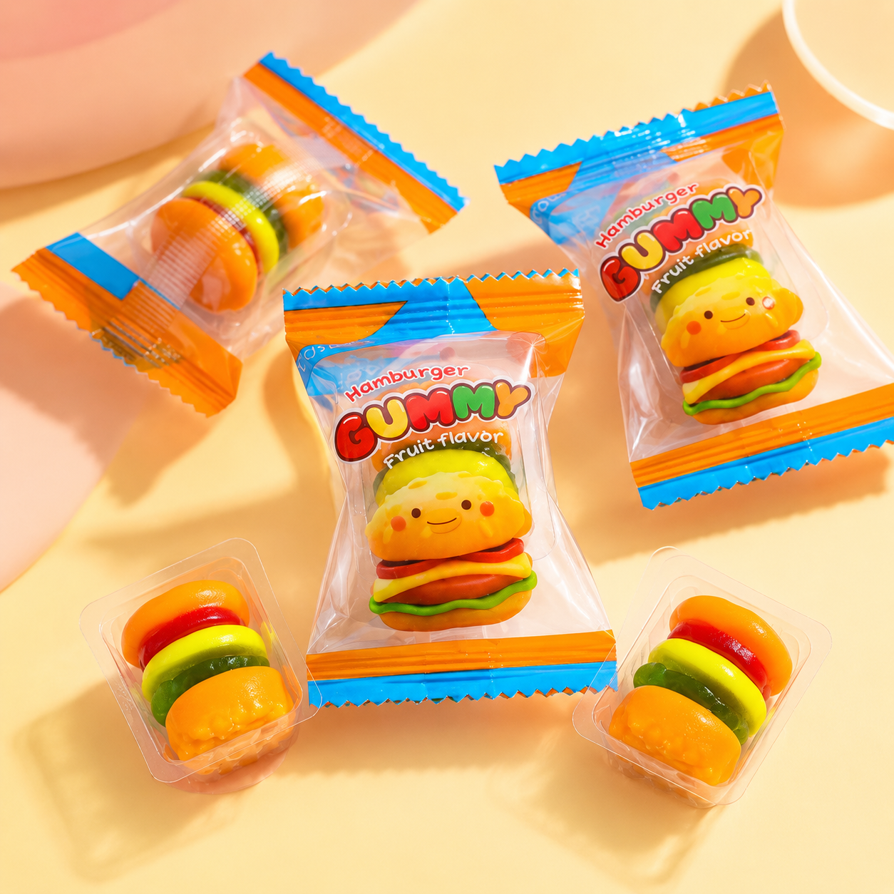 Kẹo Dẻo Hamburger Xá Coowy Túi 2,5kg - Ảnh 3